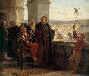 Sigismund the Old with Staxczyk at the Wawel Castle Wojciech Gerson